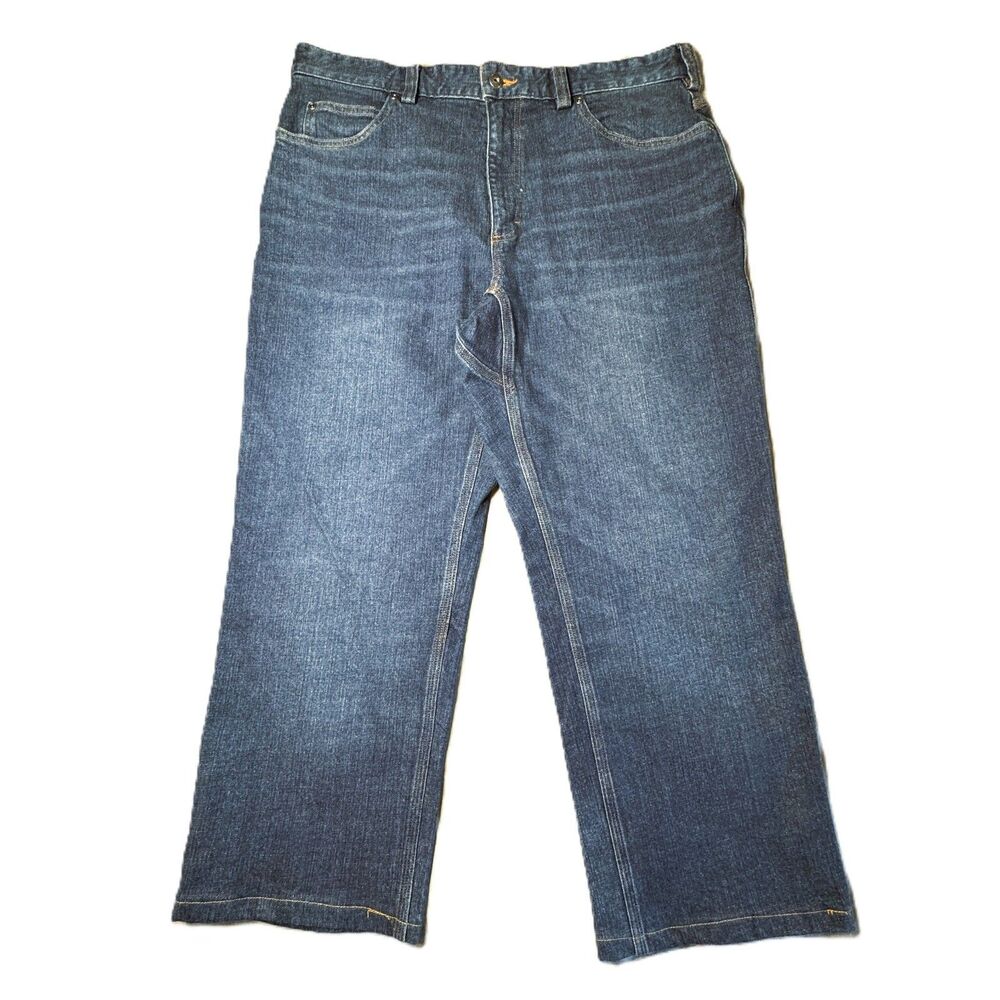 Duluth Trading DuluthFlex Ballroom Jeans 36x26 Relaxed Straight TAILORED Short - Picture 15 of 16